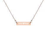 Turbo Deals Silver Bar Chain Necklace