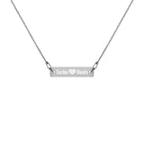 Turbo Deals Silver Bar Chain Necklace