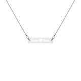 Turbo Deals Silver Bar Chain Necklace