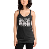 Real Women Use 3 Pedals Women's Racerback Tank
