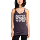 Real Women Use 3 Pedals Women's Racerback Tank