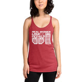 Real Women Use 3 Pedals Women's Racerback Tank