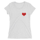 TURBO DEALS PEACE AND LOVE Ladies' short sleeve t-shirt