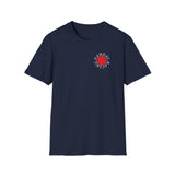 Vandal Racing Red Sun logo T-Shirt | Minimal Chest Graphic