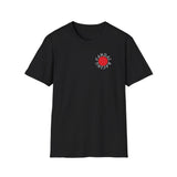 Vandal Racing Red Sun logo T-Shirt | Minimal Chest Graphic