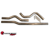 SpeedFactory Racing 3" Stainless Steel Mandrel Bent Exhaust Piping Kit