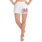 Type R Peace And Love Women's Athletic Short Shorts