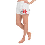 Type R Peace And Love Women's Athletic Short Shorts