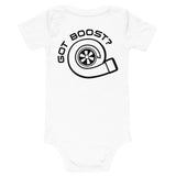 So What? My Dad's Car Is Boosted Baby short sleeve one piece