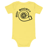 So What? My Dad's Car Is Boosted Baby short sleeve one piece