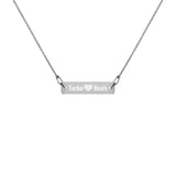 Turbo Deals Silver Bar Chain Necklace