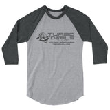 Turbo Deals 3/4 sleeve raglan shirt