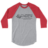 Turbo Deals 3/4 sleeve raglan shirt