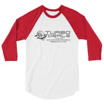 Turbo Deals 3/4 sleeve raglan shirt