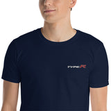 Type R Embroidered Short-Sleeve Unisex T-Shirt