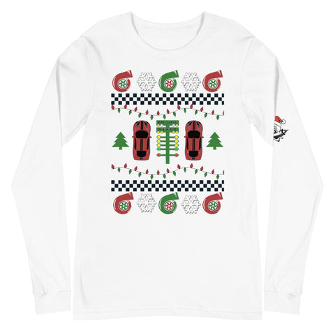 Christmas Race Unisex Long Sleeve Tee