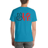 Type R Peace And Love Short-Sleeve Unisex T-Shirt