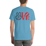 Type R Peace And Love Short-Sleeve Unisex T-Shirt