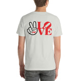 Type R Peace And Love Short-Sleeve Unisex T-Shirt