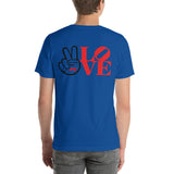 Type R Peace And Love Short-Sleeve Unisex T-Shirt