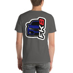 FK8 Aegean Blue Metallic Short-Sleeve Unisex T-Shirt