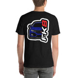 FK8 Aegean Blue Metallic Short-Sleeve Unisex T-Shirt