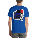 FK8 Aegean Blue Metallic Short-Sleeve Unisex T-Shirt