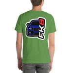 FK8 Aegean Blue Metallic Short-Sleeve Unisex T-Shirt