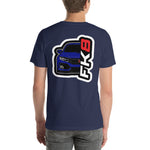 FK8 Aegean Blue Metallic Short-Sleeve Unisex T-Shirt