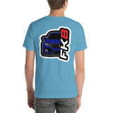 FK8 Aegean Blue Metallic Short-Sleeve Unisex T-Shirt