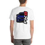 FK8 Aegean Blue Metallic Short-Sleeve Unisex T-Shirt