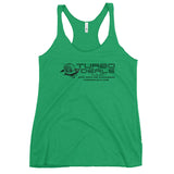 Turbo Deals Snail Back Women's Racerback Tank