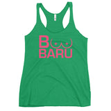 Boo-baru Save the boobies breast cancer awareness Women's Racerback Tank