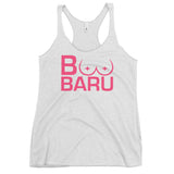 Boo-baru Save the boobies breast cancer awareness Women's Racerback Tank