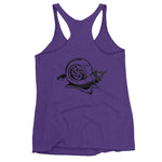 Turbo Deals Snail Back Women's Racerback Tank