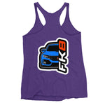 FK8 Boost Blue Women's Racerback Tank