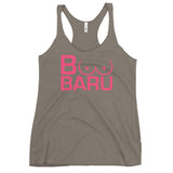 Boo-baru Save the boobies breast cancer awareness Women's Racerback Tank