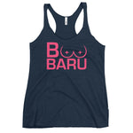 Boo-baru Save the boobies breast cancer awareness Women's Racerback Tank