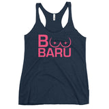 Boo-baru Save the boobies breast cancer awareness Women's Racerback Tank