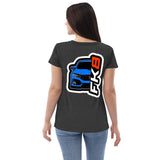 FK8 Boost Blue Women’s recycled v-neck t-shirt