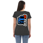 FK8 Boost Blue Women’s recycled v-neck t-shirt