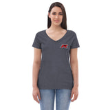 FK8 Boost Blue Women’s recycled v-neck t-shirt