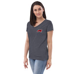 FK8 Boost Blue Women’s recycled v-neck t-shirt