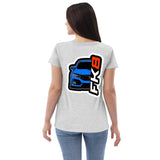 FK8 Boost Blue Women’s recycled v-neck t-shirt