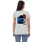 FK8 Boost Blue Women’s recycled v-neck t-shirt