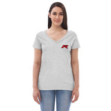 FK8 Boost Blue Women’s recycled v-neck t-shirt