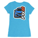 FK8 Boost Blue Ladies' short sleeve t-shirt