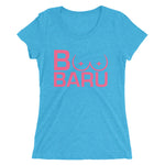 Boo-baru Save the boobies breast cancer awareness Ladies' short sleeve t-shirt