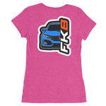 FK8 Boost Blue Ladies' short sleeve t-shirt