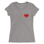 TURBO DEALS PEACE AND LOVE Ladies' short sleeve t-shirt